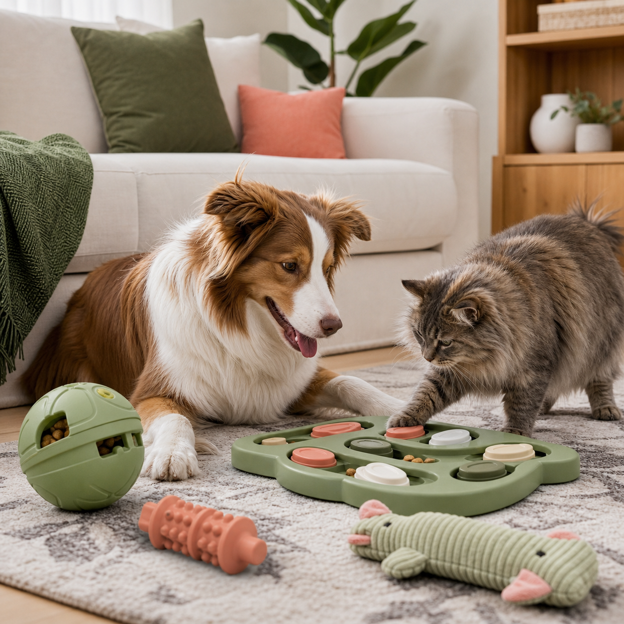 Pet puzzle toys and slow feeders